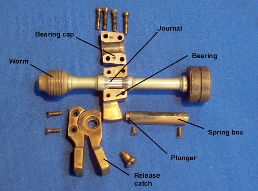 Micrometer, exploded view