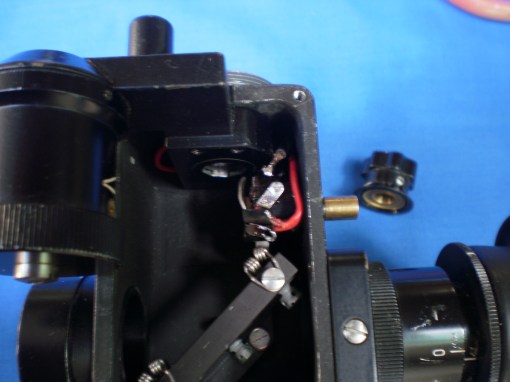 Figure 2: Wires to rheostat unsoldered.