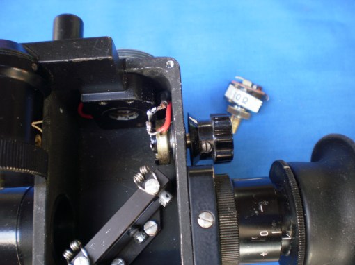 Figure 3: Replacement rheostat in place.