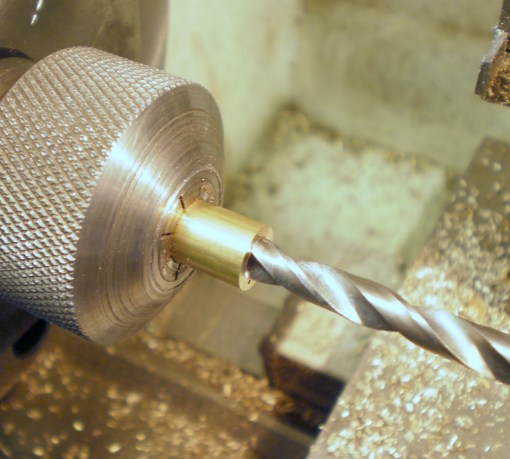 Figure 4: Clearance hole drilled.