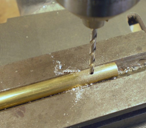 Figure 5: Cross drilled for tommy bar.