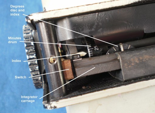 Figure 17: Integrator switch and read-out.