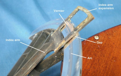 Figure 9: Bent index arm.