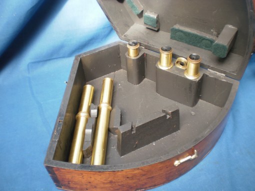 Figure 12: Interior of case with telescopes.