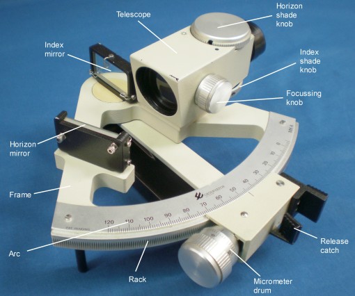 Figure 1: General view of front of sextant.