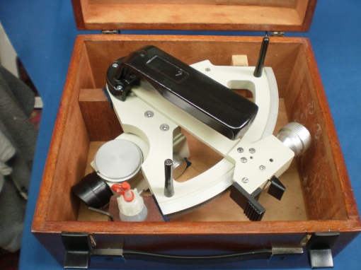 Figure 12: Sextant stowed in its case.