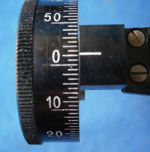 Figure 9: Micrometer drum divisions.