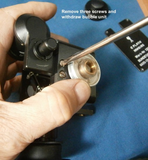 Figure 4: Remove bubble unit. 