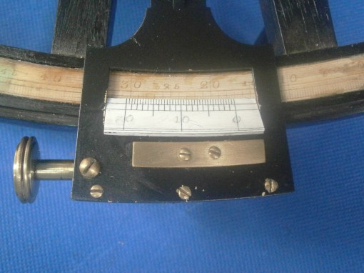 Figure 17: Completed vernier scale