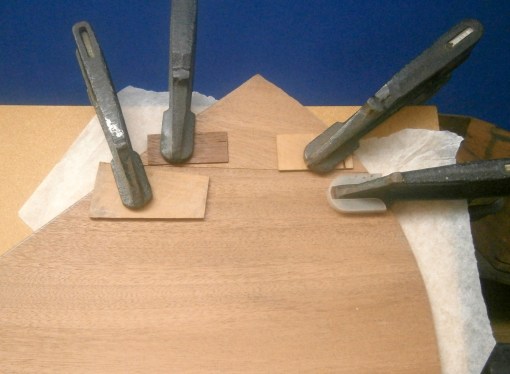 Figure 7: Clamping an edge joint.