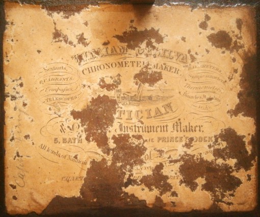 Figure 4 : Label of probable maker.