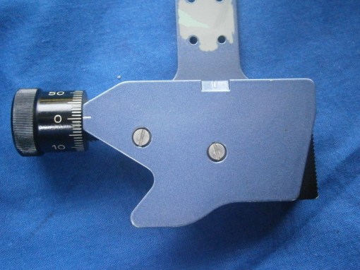Figure : Micrometer mechanism detached from index arm.