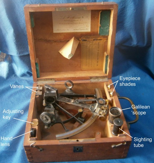 Figure 2: Sextant as received.