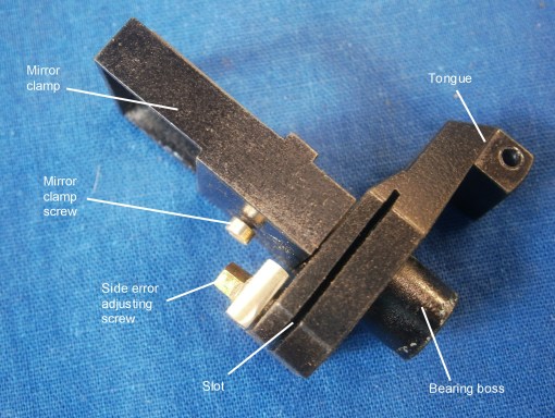 Figure 7: Horizon mirror bracket and clamp.